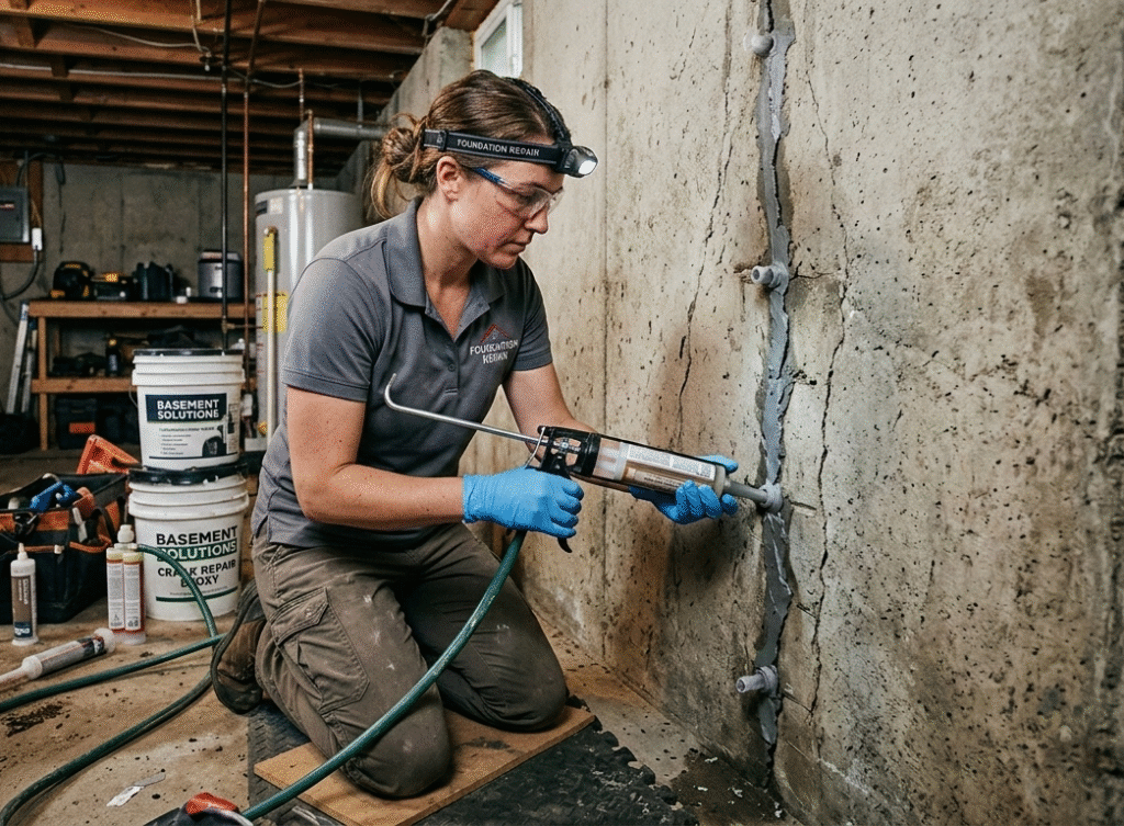 Basement Crack Repair