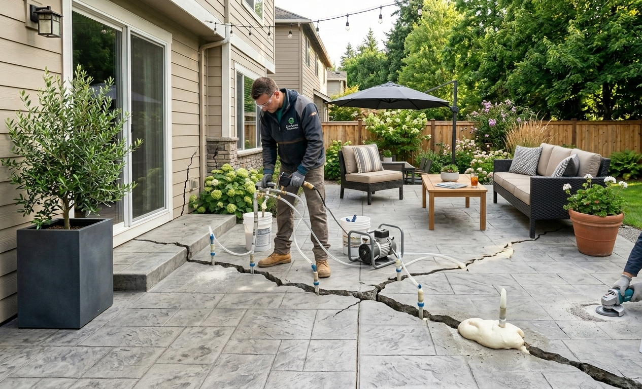 Repair Foundation Cracks with Polyurethane Injections