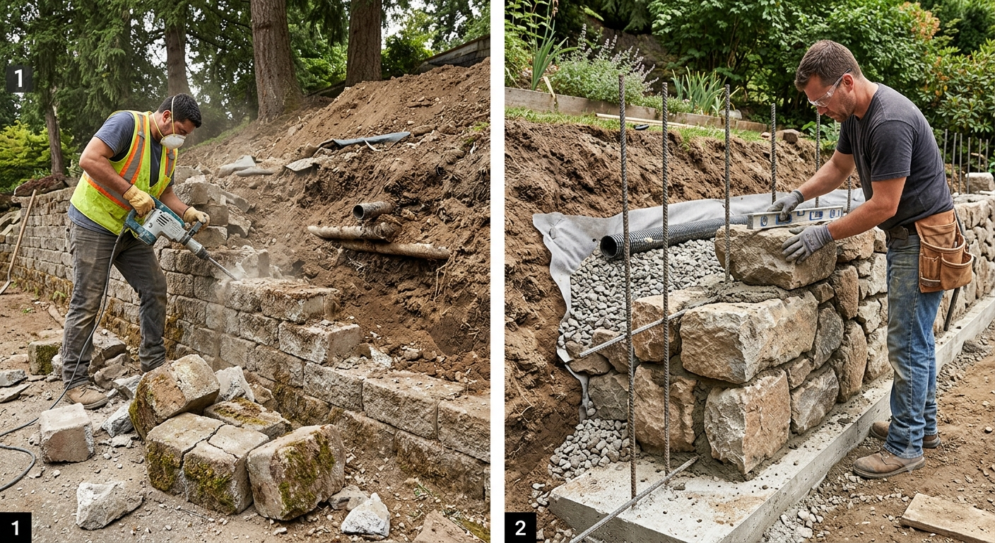 How to Remodel a Retaining Wall | Expert Tips