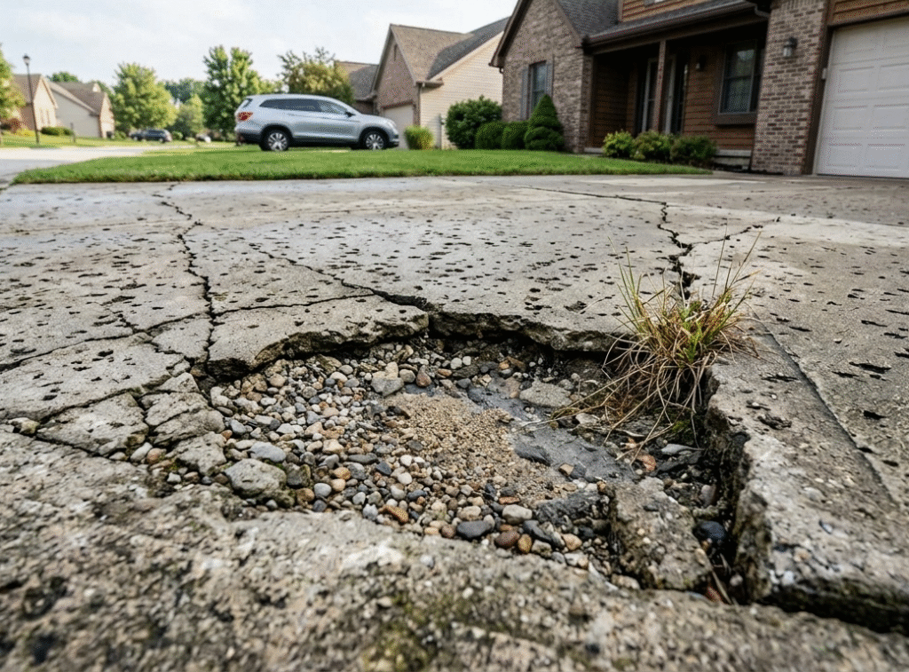 Signs Your Concrete Driveway Needs Replacement, Not Repair