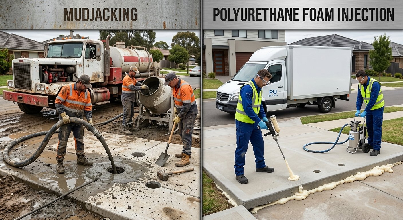 Mudjacking vs Polyurethane Injection Cost: Which Repair Saves You More?