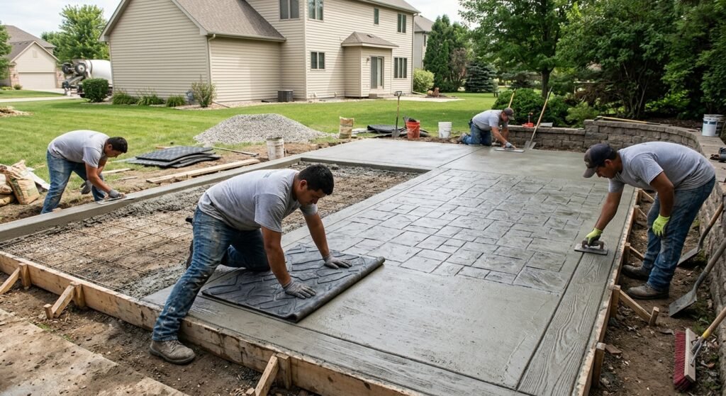 Professional Stamped Concrete Patio Installation Services in Calgary