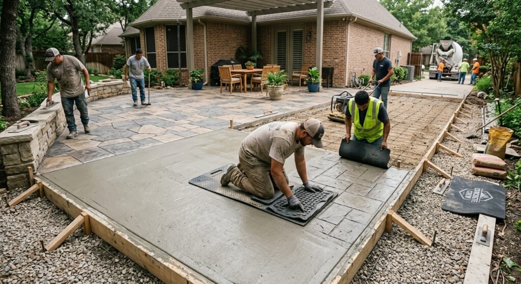 Professional Stamped Concrete Patio Installation Services in Calgary
