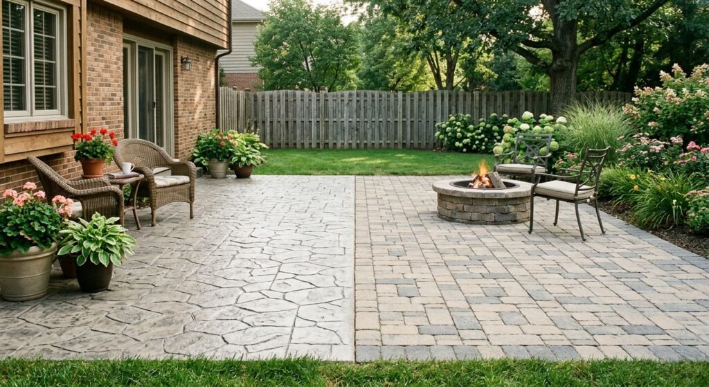 Stamped Concrete vs. Pavers | Which Is Best for Your Patio?