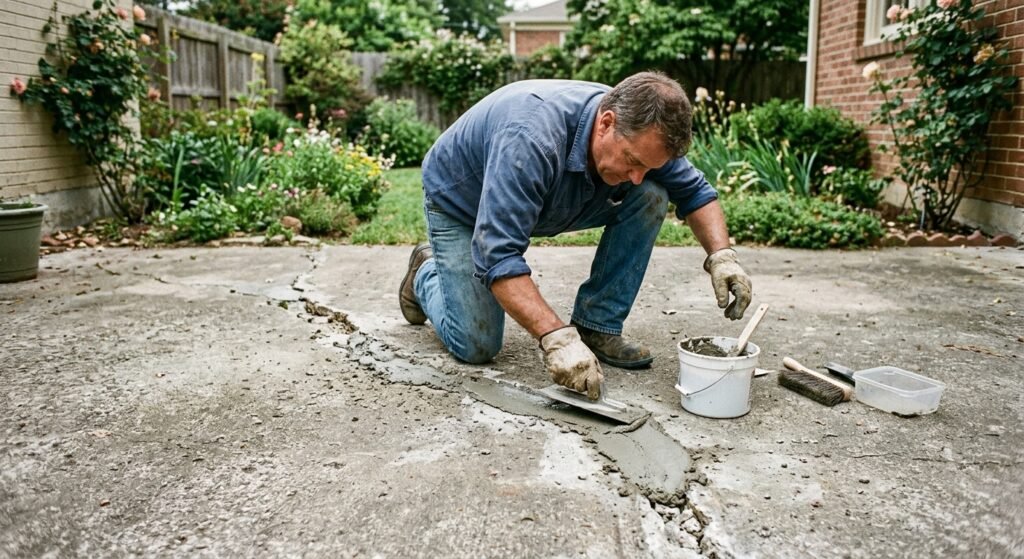 How to Repair a Cracked Concrete Patio | DIY Steps & Pro Tips