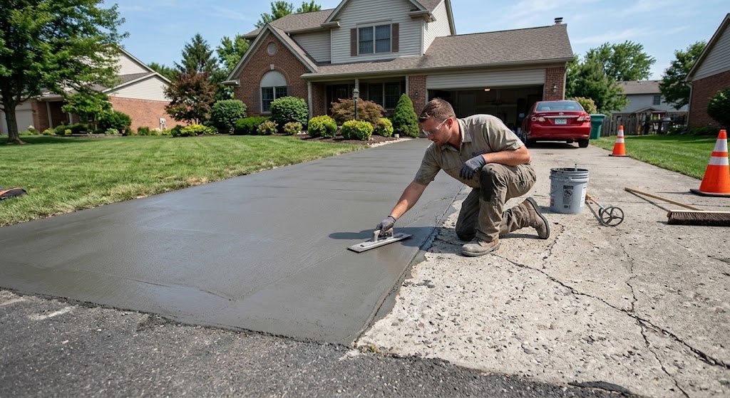 Concrete Driveway Resurfacing | Cost, Process & Lifespan